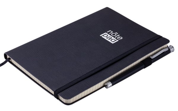 Блокнот деловой RESPECT А5, 96л, черный, листы в точку