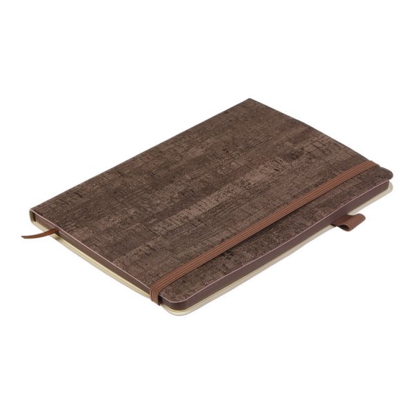 Блокнот деловой WOOD А5, 96л, бежевый, листы в клетку