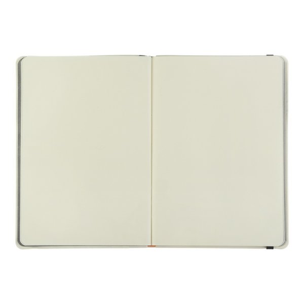 Книга записна ETALON 125*195мм, 96л, чисті аркуші, чорний 