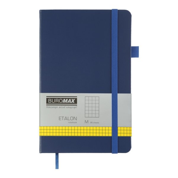 Книга записна ETALON 125*195мм, 96л, аркуші в клітку, зелений 