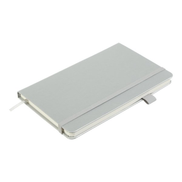 Книга записна ETALON 125*195мм, 96л, аркуші в клітку, сріблястий 