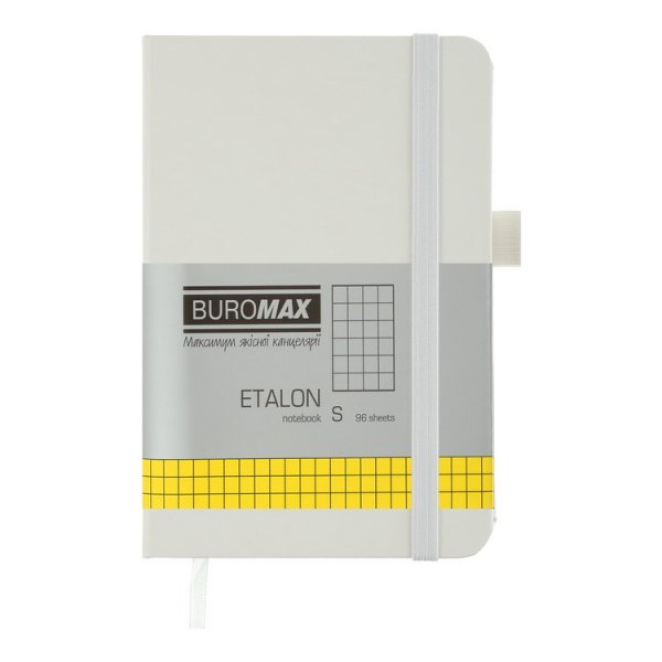 Книга записная ETALON 95*140мм, 96л, листы в клетку, белый