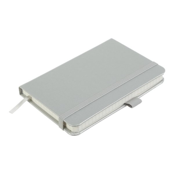 Книга записная ETALON 95*140мм, 96л, листы в клетку, серебристый