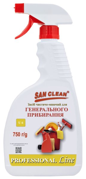 Средство для генеральной уборки САН КЛИН "Универсал-2000", 750мл, с распылителем