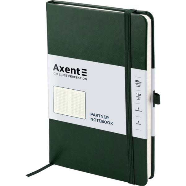 Книга записна Partner Lux А5, зелений 