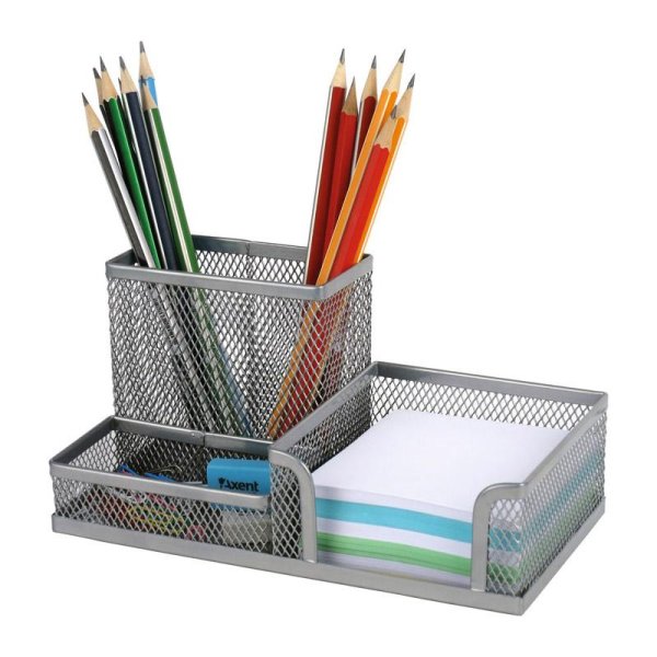 Подставка-органайзер Axent 2116, серебристый