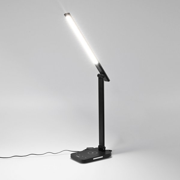 LED лампа настiльна з бездротовою зарядкою VIDEX VL-TF17B 18W 1800-6500K