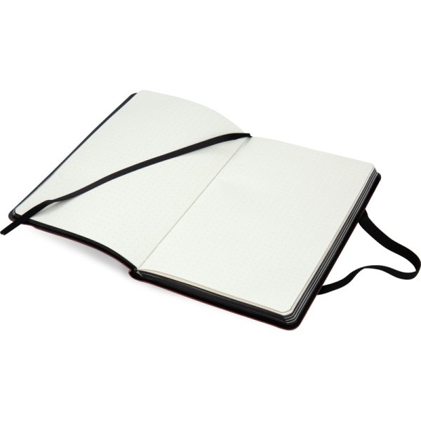 Книга записна Partner Soft А5, крапка, червоний 