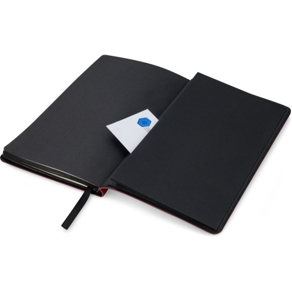 Книга записна Partner Soft А5, крапка, червоний 