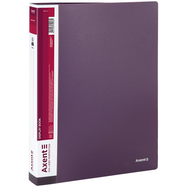 Дисплей-книга на 60 файлов, сливовый