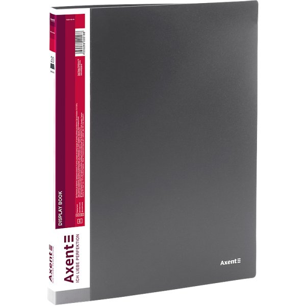 Дисплей-книга на 20 файлов, серый