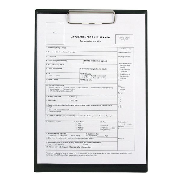 Планшет А4 Xepter с металлическим клипом, синий