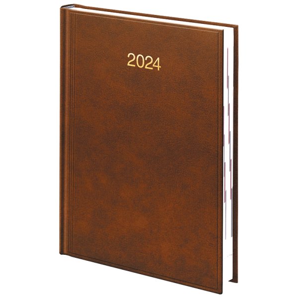 Щоденник Стандарт А5 2024 обкладинка Miradur коричневий 