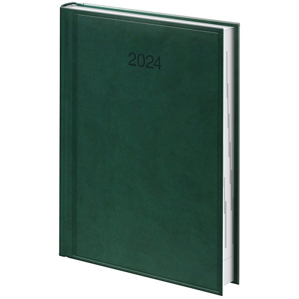 Щоденник Стандарт А5 2024 обкладинка Torino зелений 