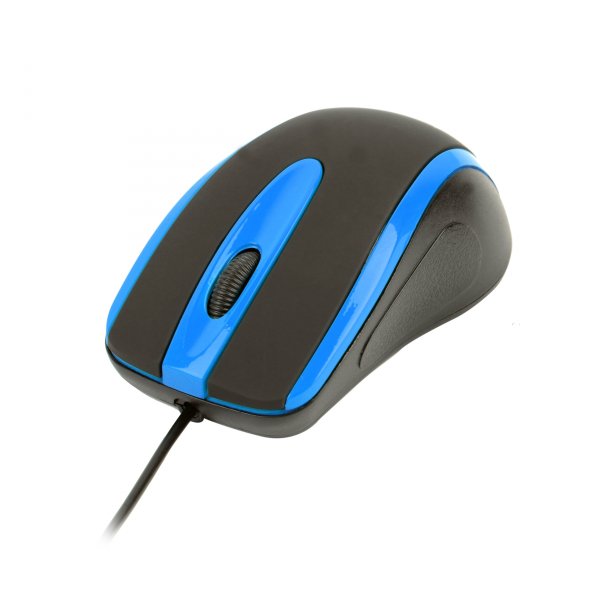 Миша дротова HAVIT HV-MS753 USB чорна/синя