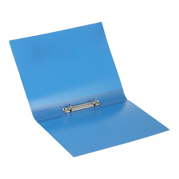 Папка пластиковая А4 на 2 кольца ширина торца 25мм, синий
