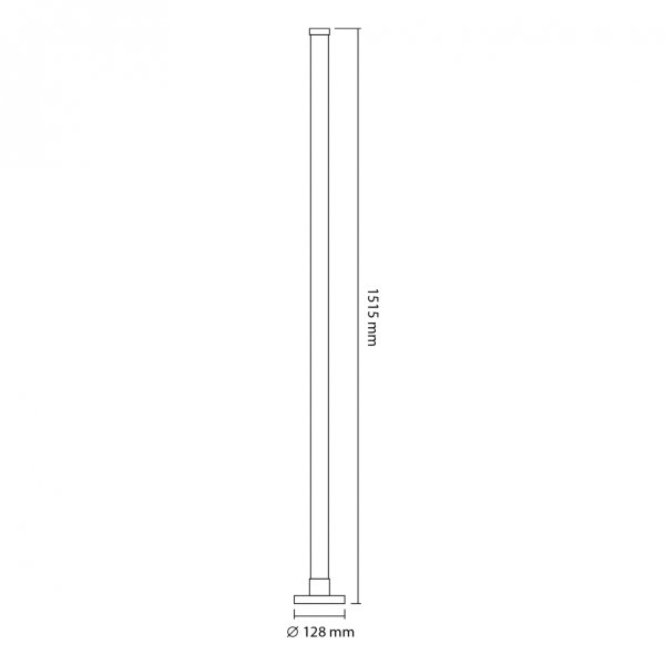 LED лампа підлогова VIDEX TF20 RGB 10W 