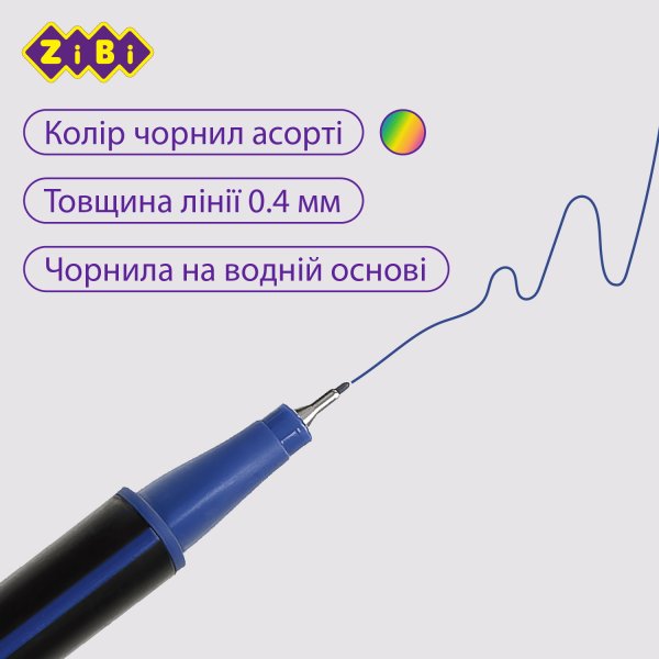 Набор лайнеров 0,4мм, 12 цветов