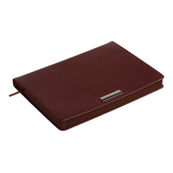 Ежедневник А4 недатированный SALERNO коричневый