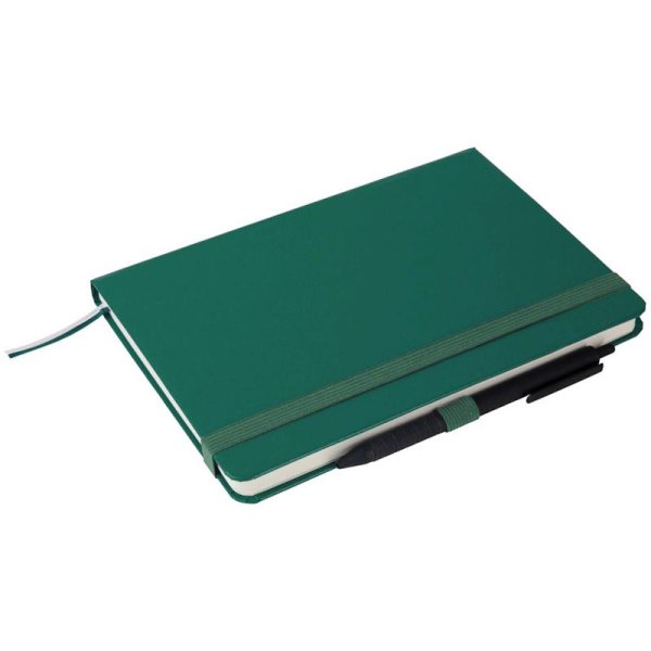 Книга записная Partner А5, клетка, зеленый