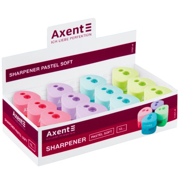 Чинка з контейнером Axent Pastel
