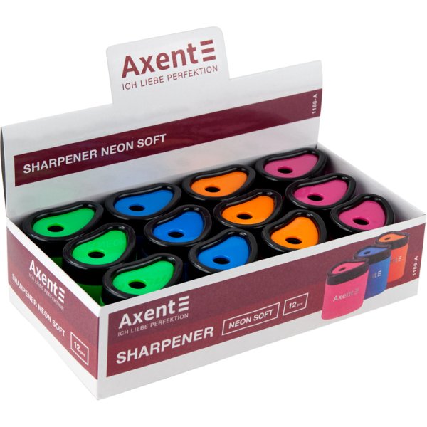 Чинка з контейнером Axent Neon