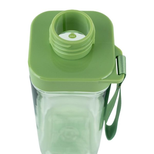 Пляшечка для води квадратна Kite K24-1209-2, 550мл, зелена