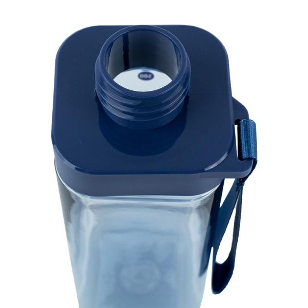 Пляшечка для води квадратна Kite K24-1209-1, 550мл, синя