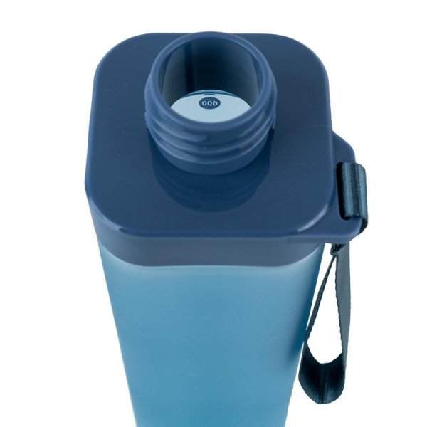 Пляшечка для води квадратна Kite K24-1210-1, 700мл, синя