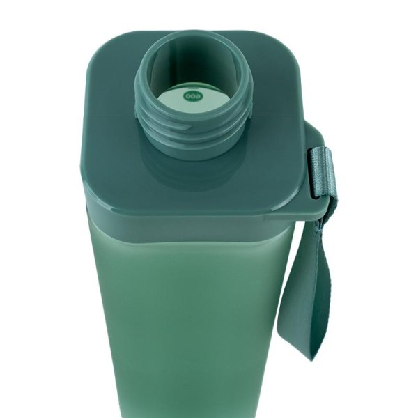 Пляшечка для води квадратна Kite K24-1210-2, 700мл, зелена