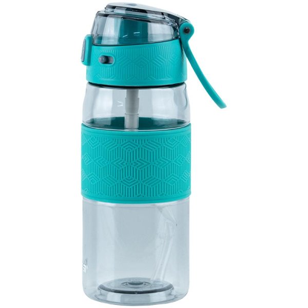 Пляшечка для води Kite K24-1201-1, 600 мл, сіро-зелена