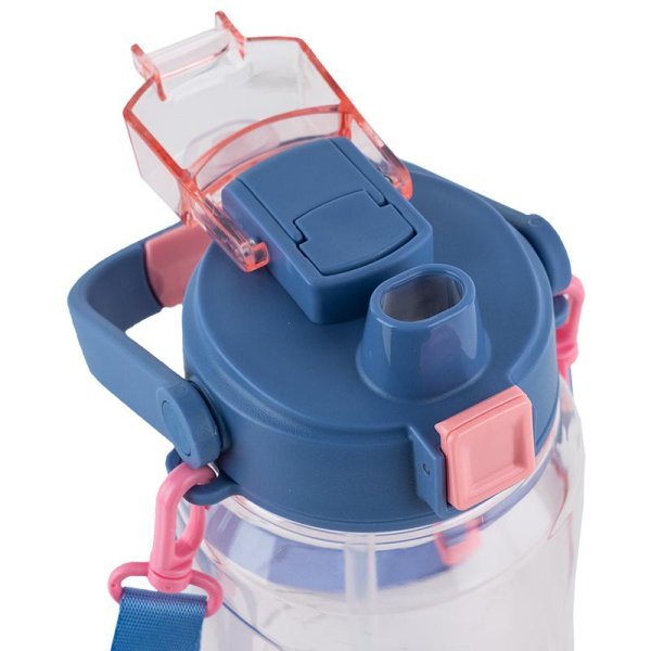 Пляшечка для води Kite K24-1202-2, 1500 мл, рожева