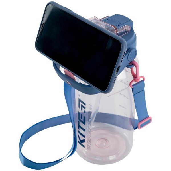 Пляшечка для води Kite K24-1202-2, 1500 мл, рожева