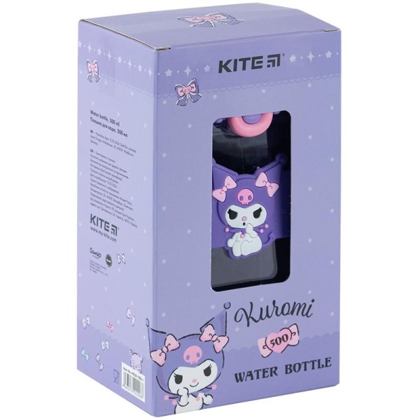 Пляшечка для води Kite Kuromi HK24-1203-1, 500 мл