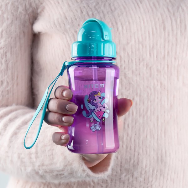 Пляшечка для води Kite My Little Pony LP24-399, 350 мл, фіолетова
