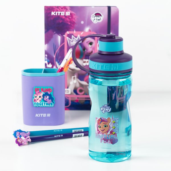 Пляшечка для води Kite My Little Pony LP24-397, 500 мл, бузкова