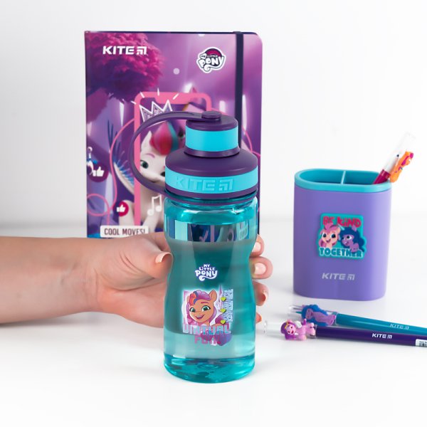 Пляшечка для води Kite My Little Pony LP24-397, 500 мл, бузкова