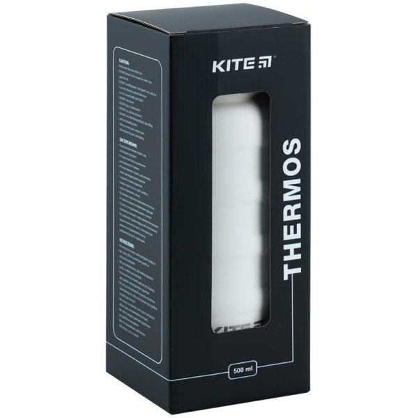 Термос Kite K24-1204-1, 500 мл, білий