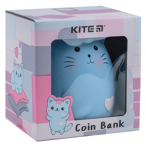 Копилка Kite K24-498-5, Blue Cat