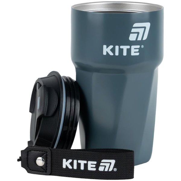 Термокружка Kite K25-1220-1, 450 мл, сіра