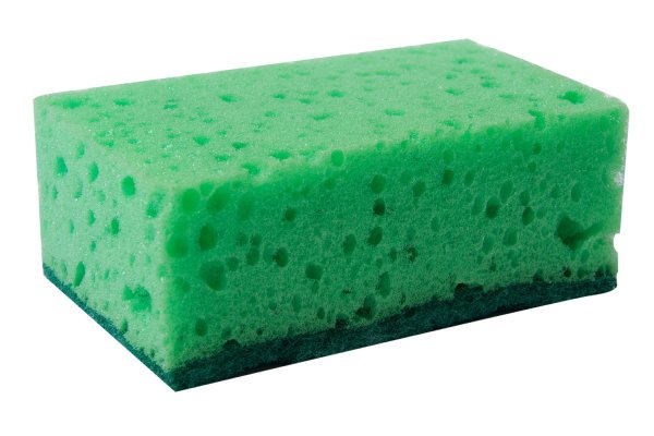 Губки кухонные крупнопористые, 100х70мм 5шт/уп.