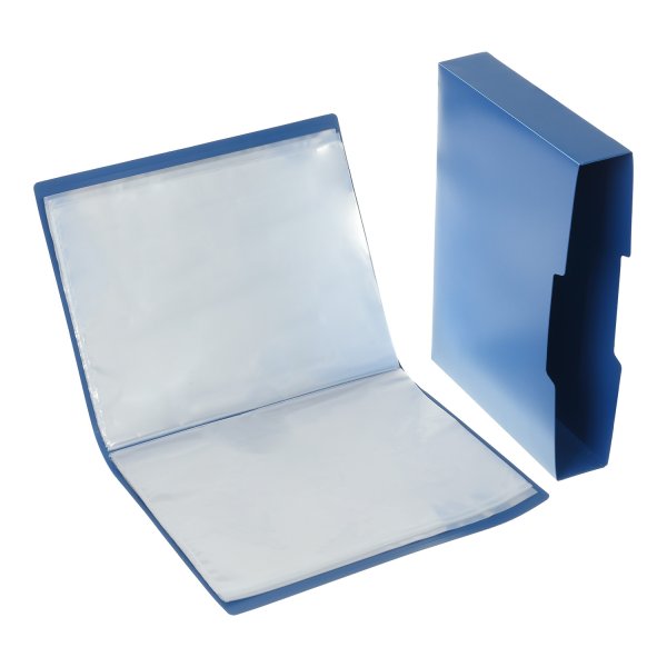 Папка с файлами на 80 файлов, 950мкм, синий