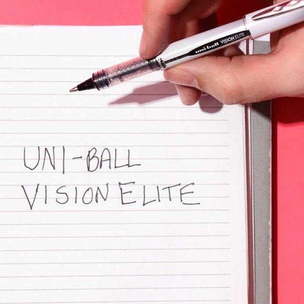 Ручка ролер uni-ball VISION ELITE 0,8мм, чорний