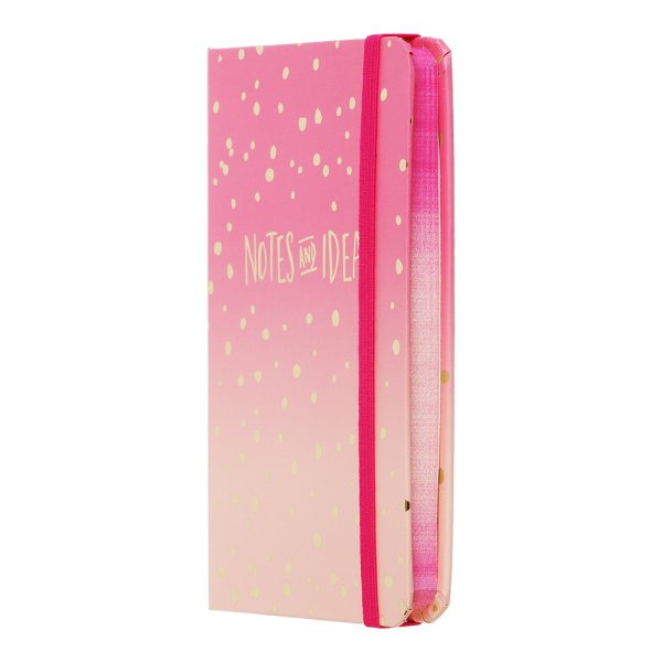 Книга записна GRADIENT А6, 80л, аркуші в клітинку, рожевий