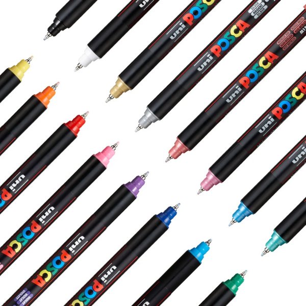 Набор маркеров uni POSCA, 0,7мм, 8шт