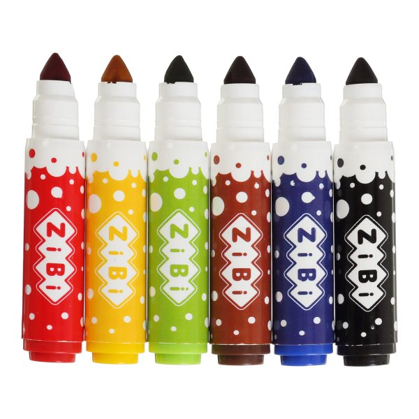 Фломастеры SUPERWASHABLE, SUPER JUMBO, 6 цветов