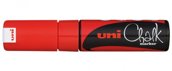 Маркер uni POSCA крейдовий, 8мм, червоний