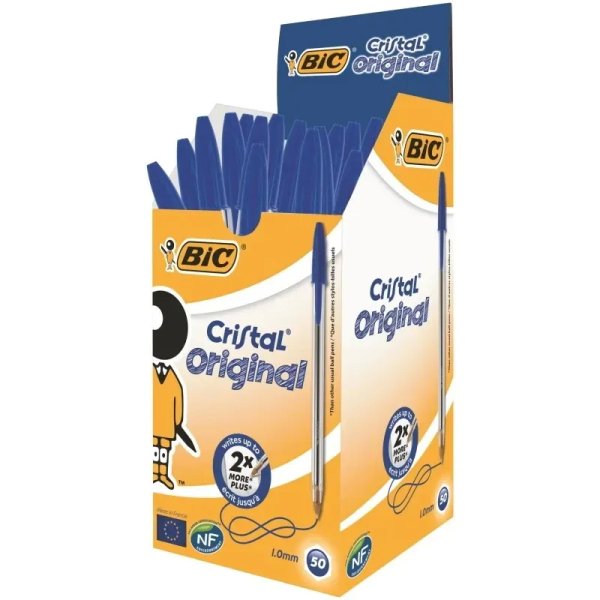 Ручка кулькова BIC Cristal, синя