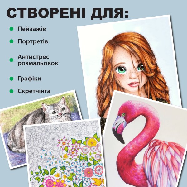Карандаши цветные, 24 цвета, ART Line