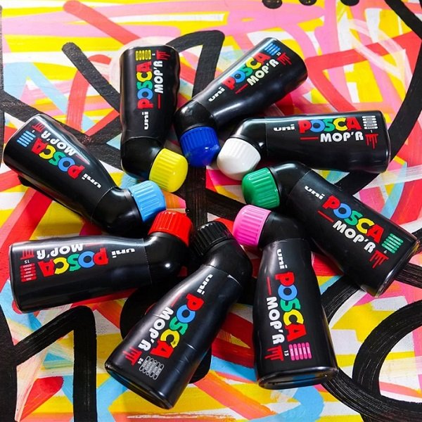 Набор маркеров uni POSCA MOP'R PCM-22, 3-19мм, 8шт